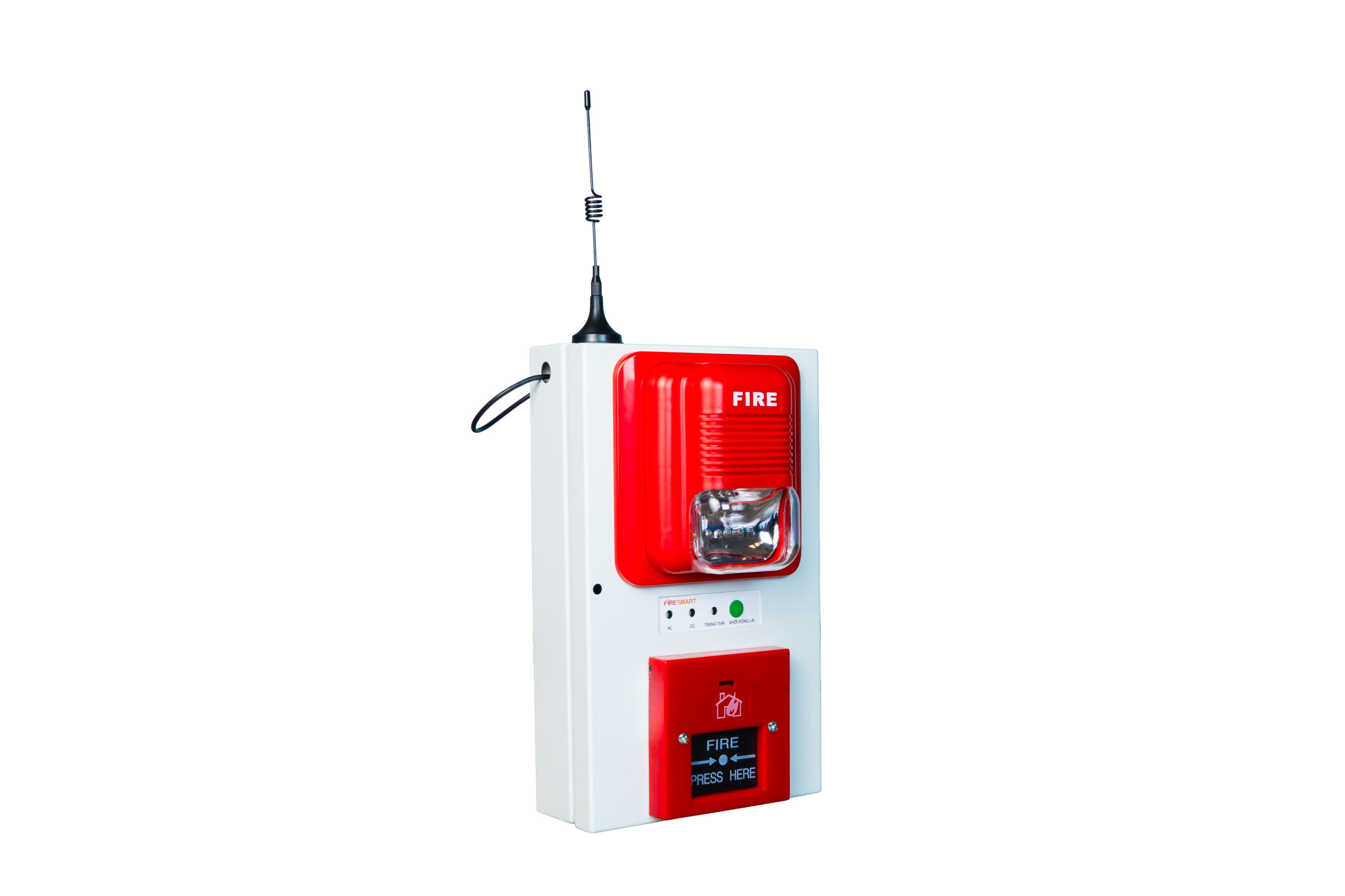 Hộp tổ hợp Chuông báo cháy – còi đèn báo cháy – nút nhấn khẩn FSMBL-001 - Image 2