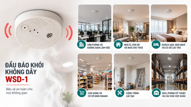 Đầu báo khói WSD-1 Đầu báo khói WSD-1