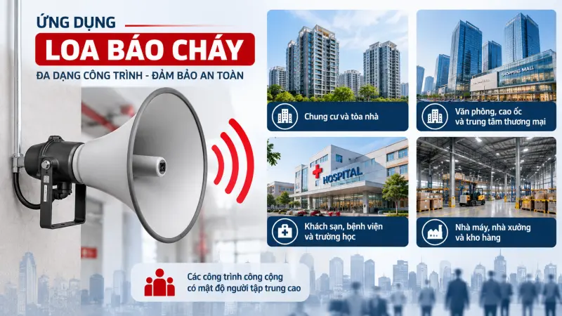 Loa thông báo tòa nhà Loa thông báo tòa nhà