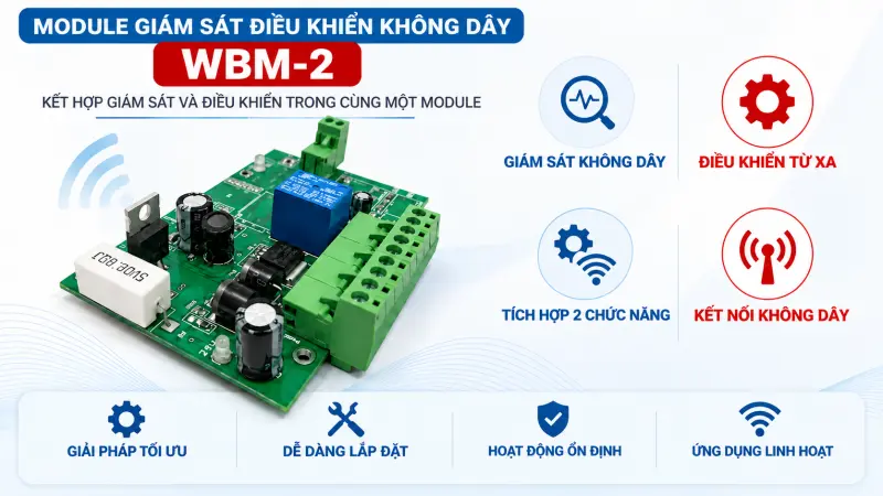 Module giám sát điều khiển không dây WBM-2 