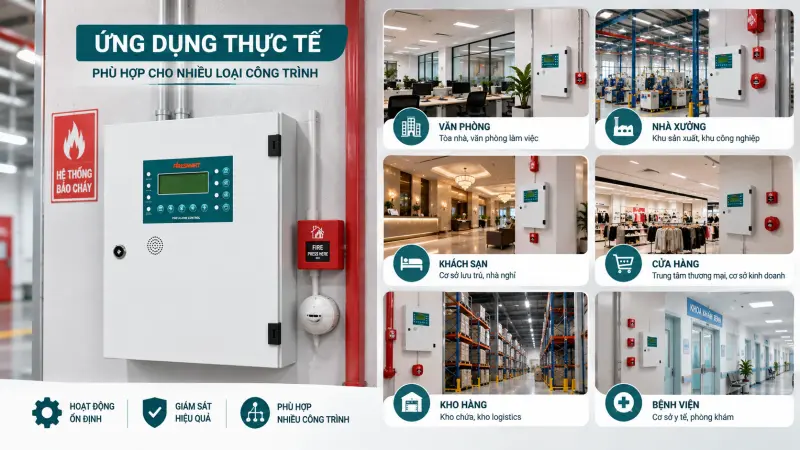 Tủ trung tâm báo cháy Tủ trung tâm báo cháy