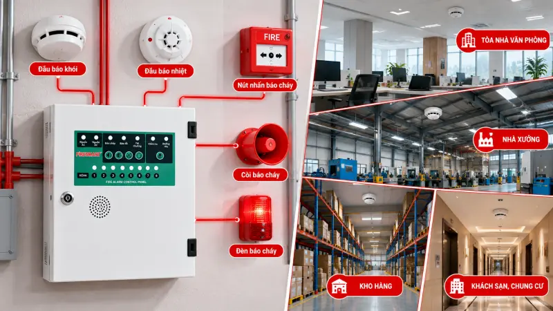 Tủ báo cháy trung tâm FCP-2C