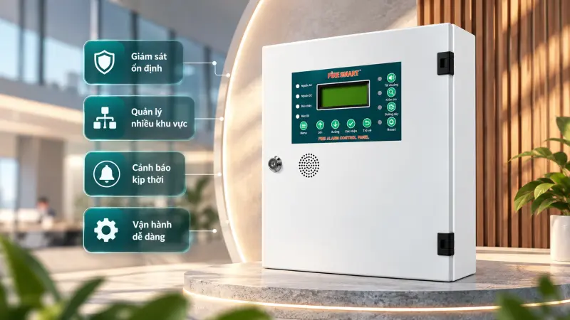 Tủ trung tâm báo cháy 15 kênh FSP-15S Tủ trung tâm báo cháy 15 kênh FSP-15S